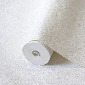 Luxury White Abstract Embossed 3D Embossed Wallpaper, Contemporary Non-Woven Wall Covering, 41.7"W x 398"H, Washable Removabl