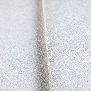 Luxury White Abstract Embossed 3D Embossed Wallpaper, Contemporary Non-Woven Wall Covering, 41.7"W x 398"H, Washable Removabl