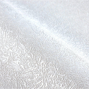 Luxury White Abstract Embossed 3D Embossed Wallpaper, Contemporary Non-Woven Wall Covering, 41.7"W x 398"H, Washable Removabl