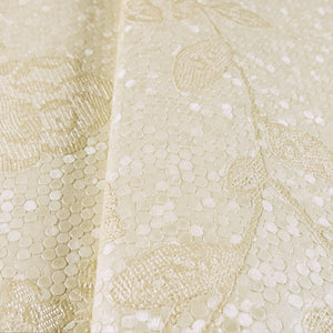 Luxury Yellow Textured Embossed 3D Embossed Wallpaper, Premium Non-Woven Wall Covering, 41.7"W x 398"H, Washable Removable fo