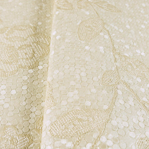 Luxury Yellow Textured Embossed 3D Embossed Wallpaper, Premium Non-Woven Wall Covering, 41.7"W x 398"H, Washable Removable fo