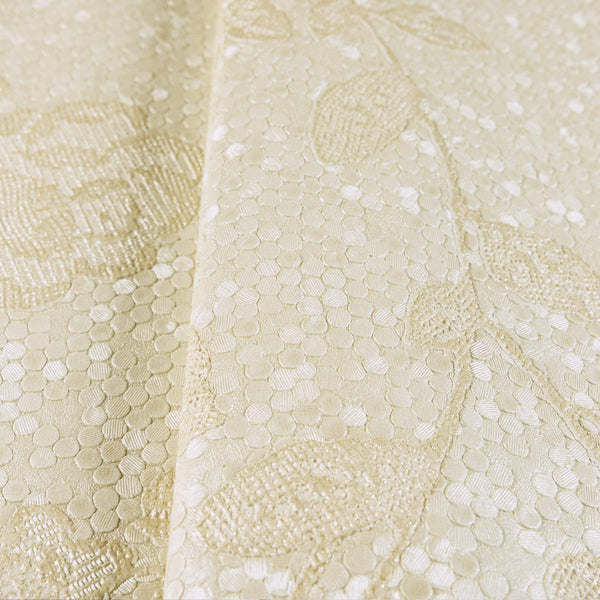 Luxury Yellow Textured Embossed 3D Embossed Wallpaper, Premium Non-Woven Wall Covering, 41.7"W x 398"H, Washable Removable fo