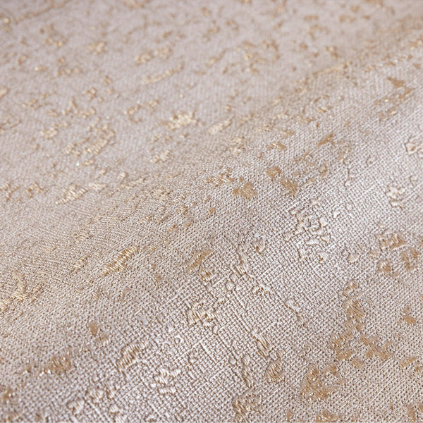 Luxury Beige Abstract Metallic 3D Embossed Wallpaper, Farmhouse Non-Woven Wall Covering, 41.7"W x 398"H, Washable Removable f