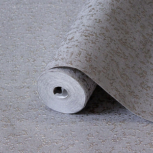 Luxury Gray Abstract Metallic 3D Embossed Wallpaper, Contemporary Non-Woven Wall Covering, 41.7"W x 398"H, Washable Removable