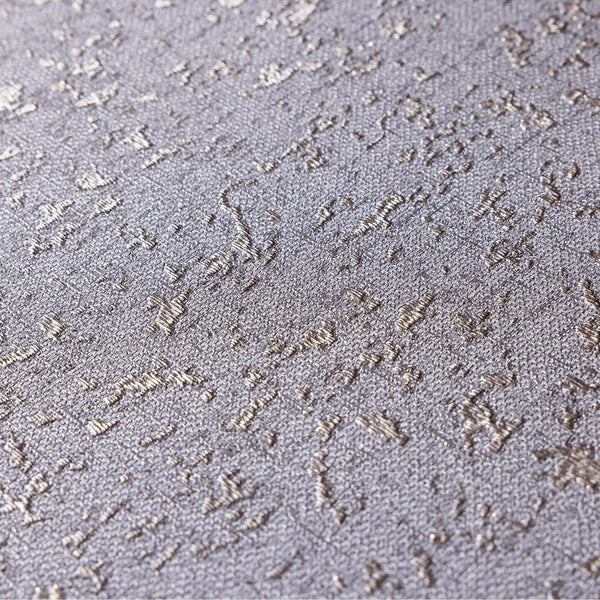 Luxury Gray Abstract Metallic 3D Embossed Wallpaper, Contemporary Non-Woven Wall Covering, 41.7"W x 398"H, Washable Removable