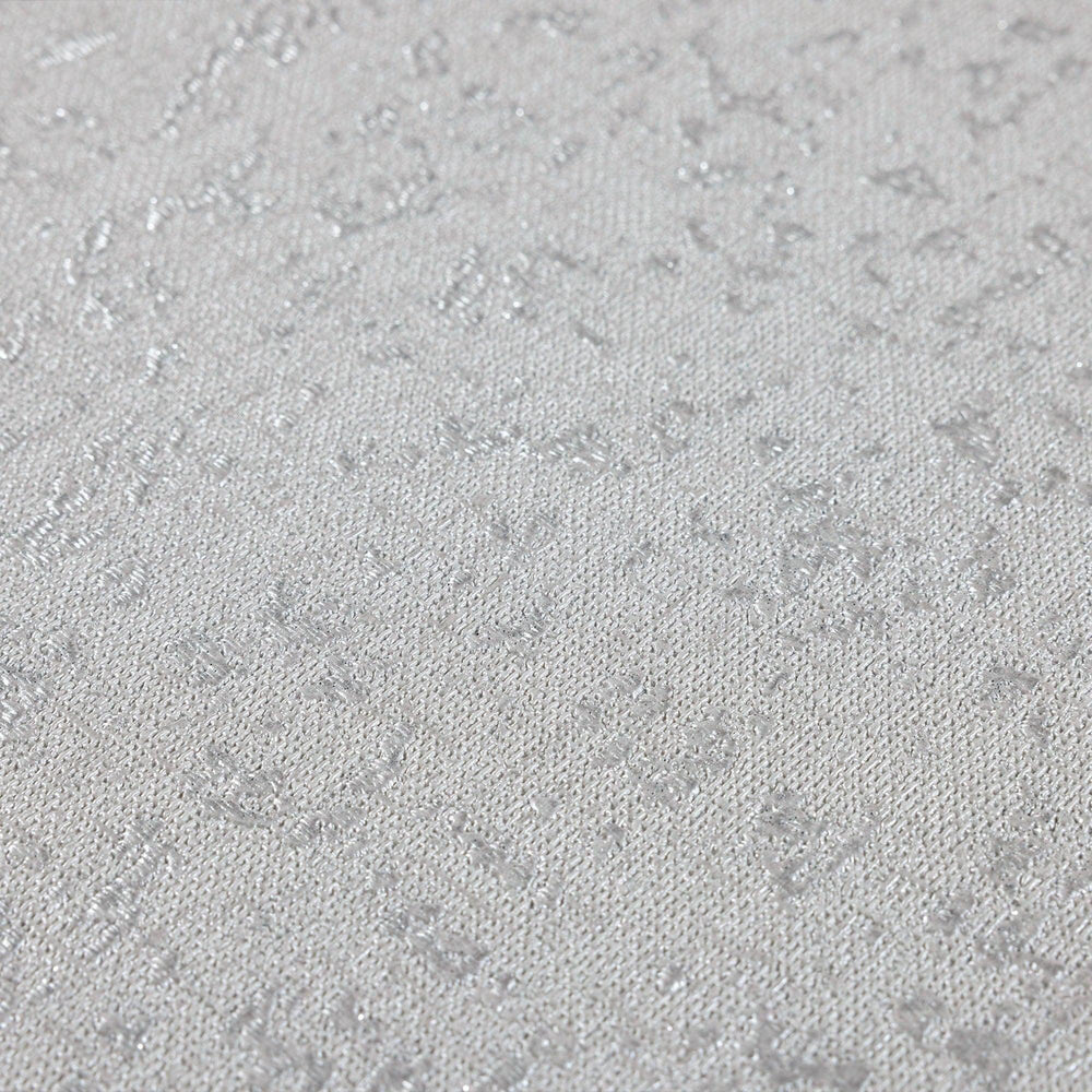 Luxury Gray Abstract Metallic 3D Embossed Wallpaper, Elegant Non-Woven Wall Covering, 41.7"W x 398"H, Washable Removable for 