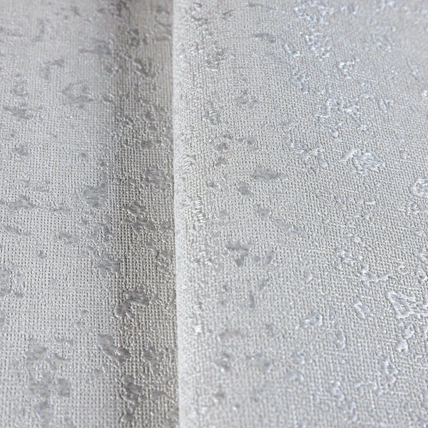 Luxury Gray Abstract Metallic 3D Embossed Wallpaper, Elegant Non-Woven Wall Covering, 41.7"W x 398"H, Washable Removable for 