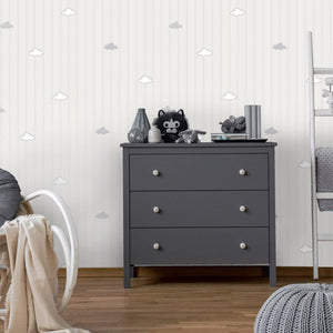 Luxury Textured Wallpaper, Premium Non-Woven Wall Covering, 41.7"W x 614"H, Washable Removable for Living Room Bedroom Accent