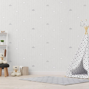Luxury Textured Wallpaper, Premium Non-Woven Wall Covering, 41.7"W x 614"H, Washable Removable for Living Room Bedroom Accent