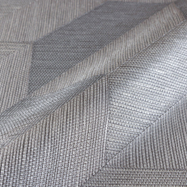 Luxury Beige Chevron Geometric 3D Embossed Wallpaper, Contemporary Non-Woven Wall Covering, 41.7"W x 614"H, Washable Removabl