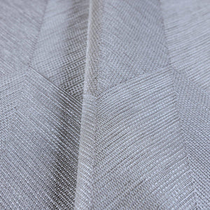 Luxury Gray Chevron Geometric 3D Embossed Wallpaper, Contemporary Non-Woven Wall Covering, 41.7"W x 614"H, Washable Removable