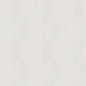 Luxury Cream Chevron Geometric 3D Embossed Wallpaper, Boho Non-Woven Wall Covering, 41.7"W x 614"H, Washable Removable for Li