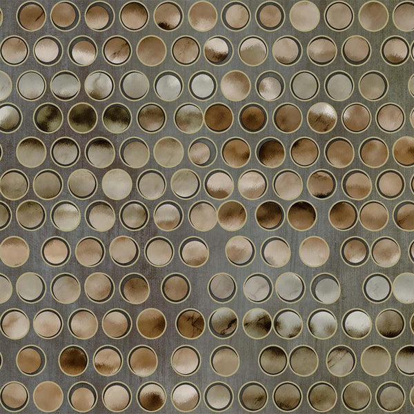 Luxury Beige Geometric Textured Wallpaper, Traditional Non-Woven Wall Covering, 41.7"W x 398"H, Washable Removable for Living