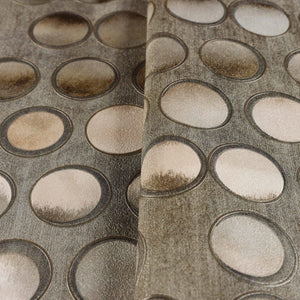 Luxury Beige Geometric Textured Wallpaper, Traditional Non-Woven Wall Covering, 41.7"W x 398"H, Washable Removable for Living