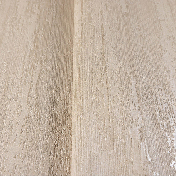 Luxury Beige Abstract Distressed Textured Wallpaper, Elegant Non-Woven Wall Covering, 41.7"W x 398"H, Washable Removable for 
