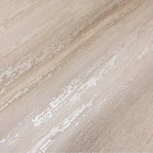 Luxury Beige Abstract Distressed Textured Wallpaper, Elegant Non-Woven Wall Covering, 41.7"W x 398"H, Washable Removable for 