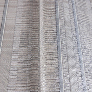 Luxury Gray Striped Stripe Wallpaper, Premium Non-Woven Wall Covering, 41.7"W x 398"H, Washable Removable for Living Room Bed