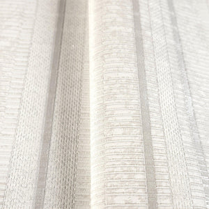 Luxury Silver Striped Stripe Wallpaper, Traditional Non-Woven Wall Covering, 41.7"W x 398"H, Washable Removable for Living Ro