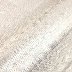 Luxury Silver Striped Stripe Wallpaper, Traditional Non-Woven Wall Covering, 41.7"W x 398"H, Washable Removable for Living Ro