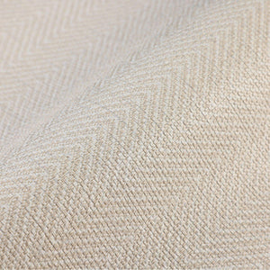 Luxury Cream Chevron Fabric Textured Wallpaper, Country Non-Woven Wall Covering, 41.7"W x 614"H, Washable Removable for Livin
