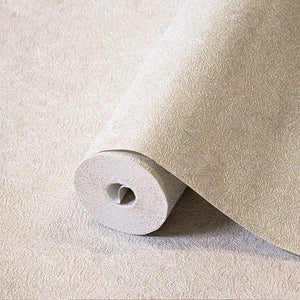 Luxury Cream Abstract Embossed 3D Embossed Wallpaper, Traditional Non-Woven Wall Covering, 41.7"W x 398"H, Washable Removable