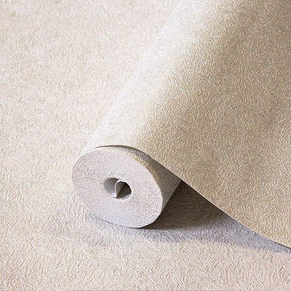 Luxury Cream Abstract Embossed 3D Embossed Wallpaper, Traditional Non-Woven Wall Covering, 41.7"W x 398"H, Washable Removable