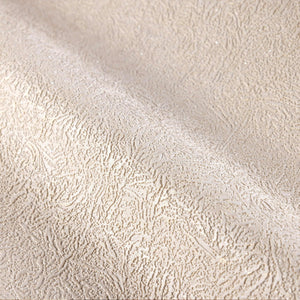 Luxury Cream Abstract Embossed 3D Embossed Wallpaper, Traditional Non-Woven Wall Covering, 41.7"W x 398"H, Washable Removable