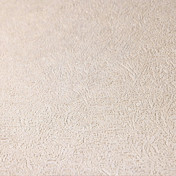 Luxury Cream Abstract Embossed 3D Embossed Wallpaper, Traditional Non-Woven Wall Covering, 41.7"W x 398"H, Washable Removable
