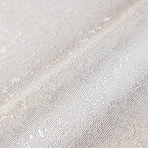 Luxury Cream Abstract Textured 3D Embossed Wallpaper, Boho Non-Woven Wall Covering, 41.7"W x 398"H, Washable Removable for Li