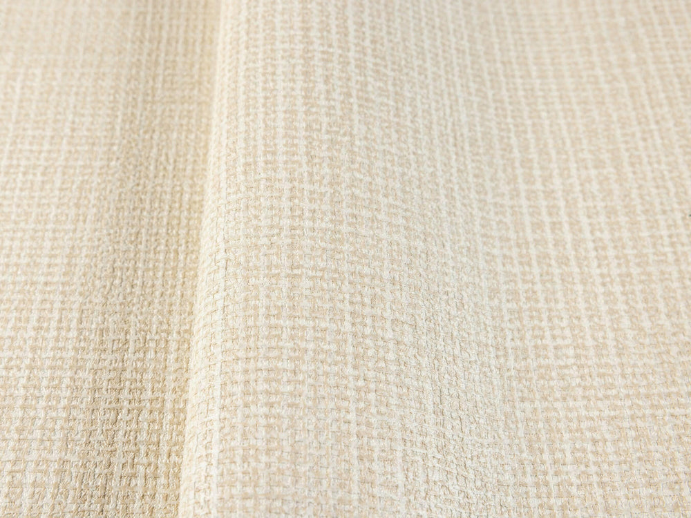 Luxury Cream Fabric Textured Wallpaper, Country Non-Woven Wall Covering, 41.7"W x 614"H, Washable Removable for Living Room B