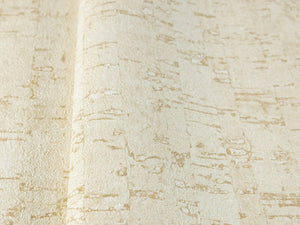Luxury Cream Wood Textured Wallpaper, Coastal Non-Woven Wall Covering, 41.7"W x 614"H, Washable Removable for Living Room Bed