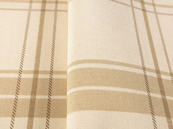 Luxury Cream Plaid Textured Wallpaper, Modern Non-Woven Wall Covering, 41.7"W x 614"H, Washable Removable for Living Room Bed