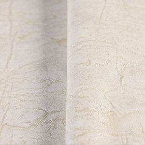 Luxury Cream Abstract Textured 3D Embossed Wallpaper, Contemporary Non-Woven Wall Covering, 41.7"W x 398"H, Washable Removabl