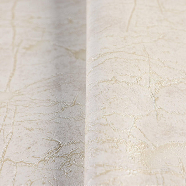 Luxury Cream Abstract Textured 3D Embossed Wallpaper, Contemporary Non-Woven Wall Covering, 41.7"W x 398"H, Washable Removabl