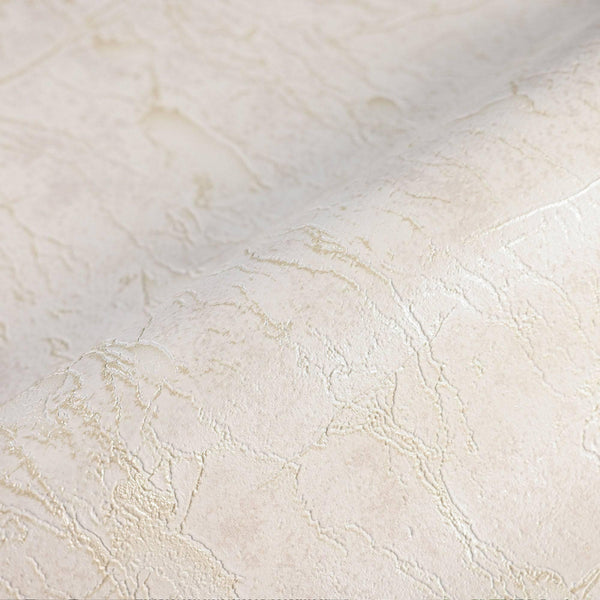 Luxury Cream Abstract Textured 3D Embossed Wallpaper, Contemporary Non-Woven Wall Covering, 41.7"W x 398"H, Washable Removabl