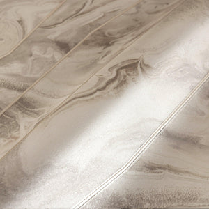 Luxury Cream Marble Striped Wallpaper, Modern Non-Woven Wall Covering, 41.7"W x 398"H, Washable Removable for Living Room Bed