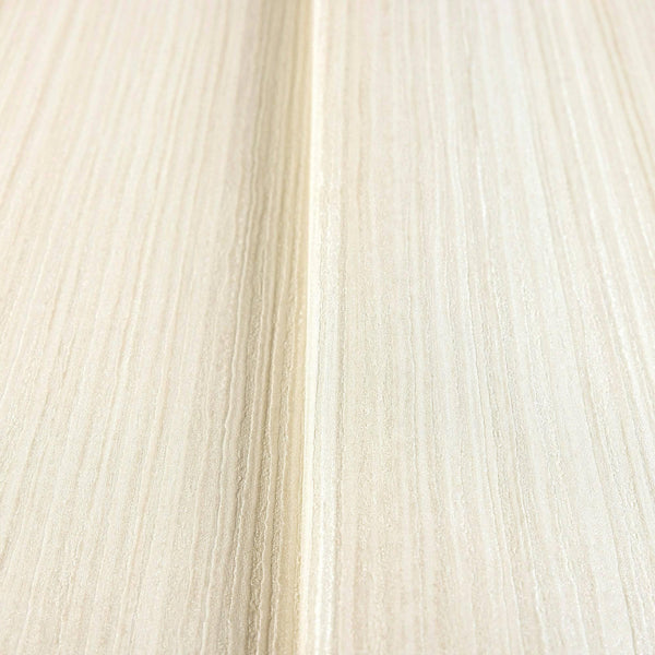 Luxury Cream Striped Stripe Textured Wallpaper, Scandinavian Non-Woven Wall Covering, 41.7"W x 614"H, Washable Removable for 