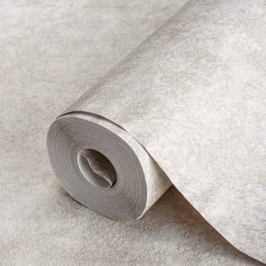 Luxury Cream Distressed Metallic Textured Wallpaper, Rustic Non-Woven Wall Covering, 41.7"W x 614"H, Washable Removable for L