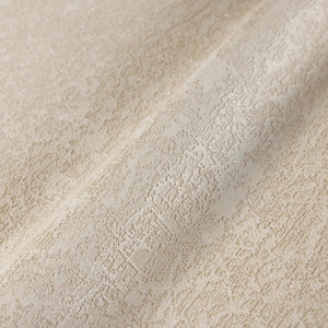 Luxury Cream Abstract Textured Wallpaper, Country Non-Woven Wall Covering, 41.7"W x 398"H, Washable Removable for Living Room