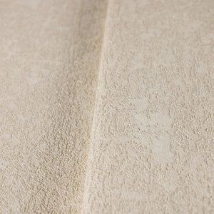 Luxury Cream Abstract Textured Wallpaper, Country Non-Woven Wall Covering, 41.7"W x 398"H, Washable Removable for Living Room