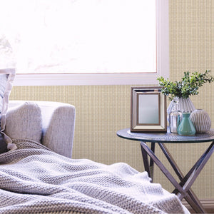 Luxury Cream Striped Stripe 3D Embossed Wallpaper, Farmhouse Non-Woven Wall Covering, 41.7"W x 614"H, Washable Removable for 