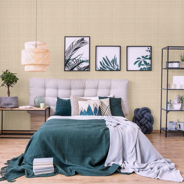 Luxury Cream Striped Stripe 3D Embossed Wallpaper, Farmhouse Non-Woven Wall Covering, 41.7"W x 614"H, Washable Removable for 