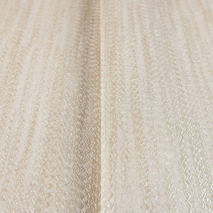 Luxury Cream Striped Stripe 3D Embossed Wallpaper, Coastal Non-Woven Wall Covering, 41.7"W x 614"H, Washable Removable for Li
