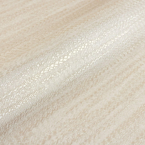 Luxury Cream Striped Stripe 3D Embossed Wallpaper, Coastal Non-Woven Wall Covering, 41.7"W x 614"H, Washable Removable for Li