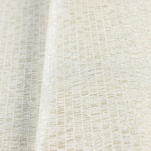 Luxury Cream Abstract Metallic 3D Embossed Wallpaper, Modern Non-Woven Wall Covering, 41.7"W x 614"H, Washable Removable for 