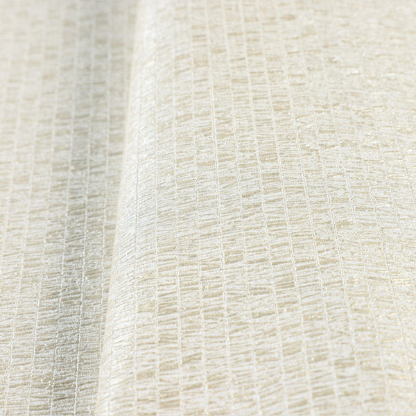 Luxury Cream Abstract Metallic 3D Embossed Wallpaper, Modern Non-Woven Wall Covering, 41.7"W x 614"H, Washable Removable for 