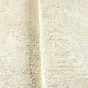Luxury Cream Distressed Textured 3D Embossed Wallpaper, Farmhouse Non-Woven Wall Covering, 41.7"W x 614"H, Washable Removable