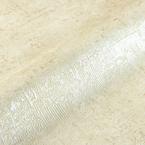 Luxury Cream Distressed Textured 3D Embossed Wallpaper, Farmhouse Non-Woven Wall Covering, 41.7"W x 614"H, Washable Removable
