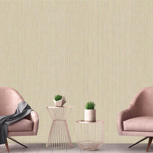 Luxury Cream Striped Stripe 3D Embossed Wallpaper, Premium Non-Woven Wall Covering, 41.7"W x 398"H, Washable Removable for Li
