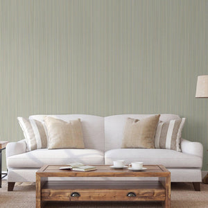Luxury Cream Fabric Striped 3D Embossed Wallpaper, Modern Non-Woven Wall Covering, 41.7"W x 614"H, Washable Removable for Liv